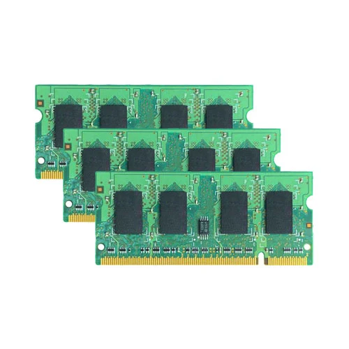 KM963AV HP 3GB Kit (3x1GB) DDR2-800MHz PC2-6400 Non-ECC Unbuffered SODIMM CL6 2Rx8 1.8V 200-Pin Memory