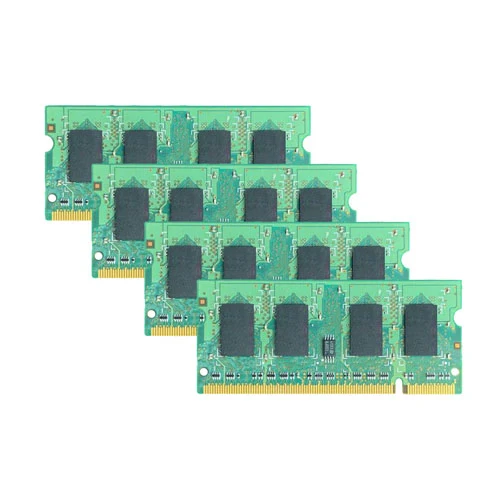KF877AV HP 4GB Kit (4x1GB) DDR2-667MHz PC2-5300 Non-ECC Unbuffered SODIMM CL5 2Rx8 1.8V 200-Pin Memory