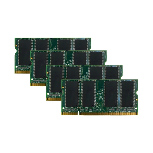 328583-002 HP 1GB Kit (4x256MB) DDR-333MHz PC2700 Non-ECC Unbuffered SODIMM CL2.5 2Rx16 2.5V 200-Pin Memory