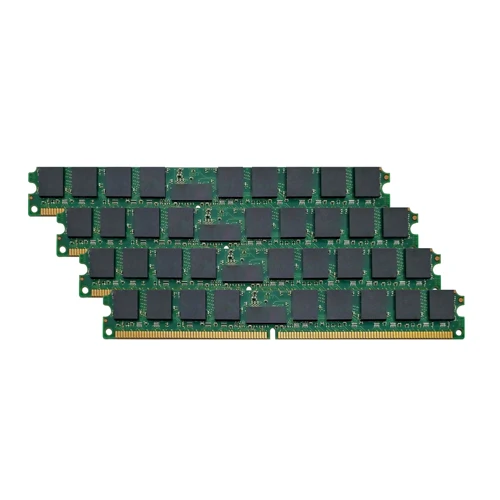 0D854T Dell 4GB Kit (8x512MB) DDR2-667MHz PC2-5300 ECC Registered VLP RDIMM CL5 1Rx8 1.8V 240-Pin Memory