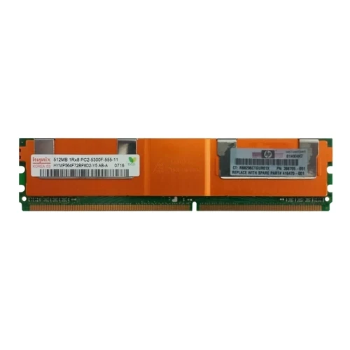 416740-001 HP 1GB Kit (2x512MB) DDR2-667MHz PC2-5300 ECC Fully Buffered FB-DIMM CL5 1Rx8 1.8V 240-Pin Memory