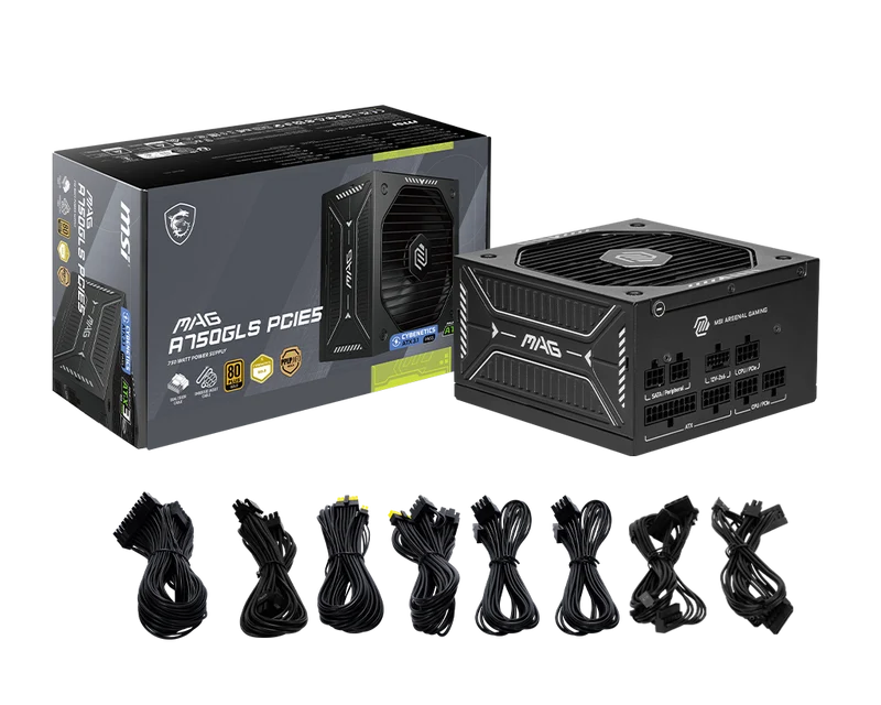 MSI CB Desktop PC Netzteil MAG A750GLS PCIE5
