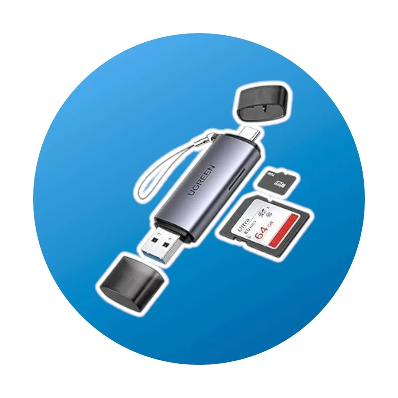 Ugreen SD Kartenleser 2in1 USB C USB A micro SD