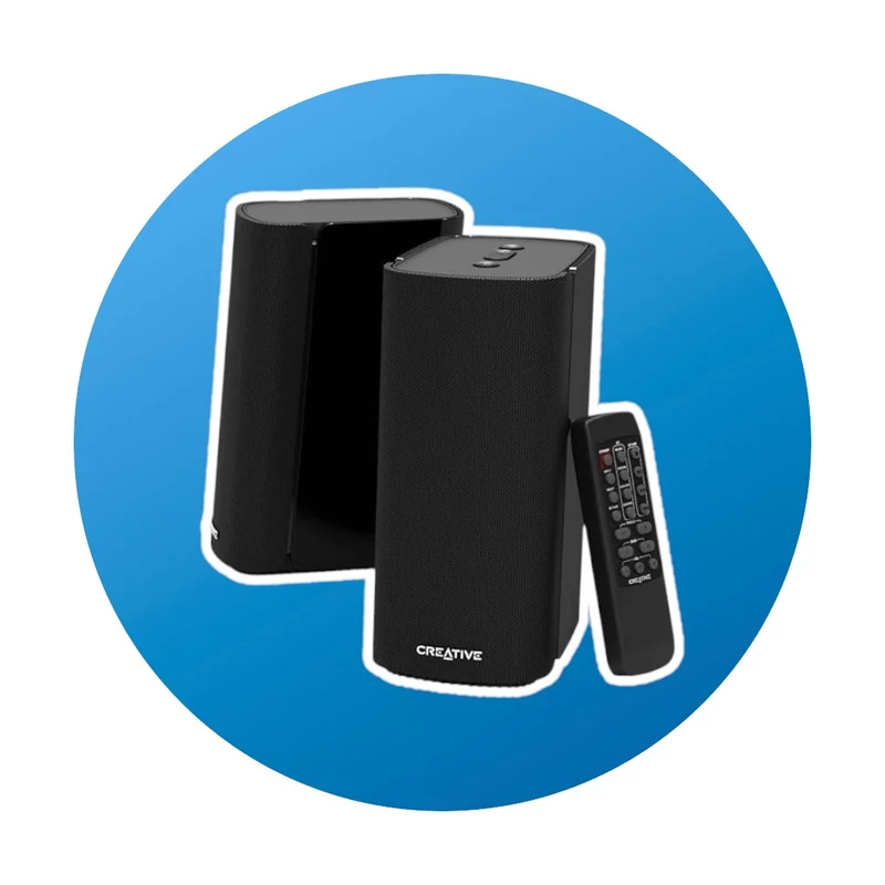 Creative T100 Desktop Lautsprecher Schwarz