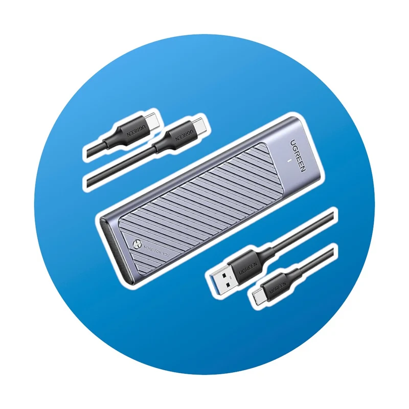 Ugreen 10Gbps 3.2 GEN 2 NVMe SATA M2 SSD Gehäuse USB