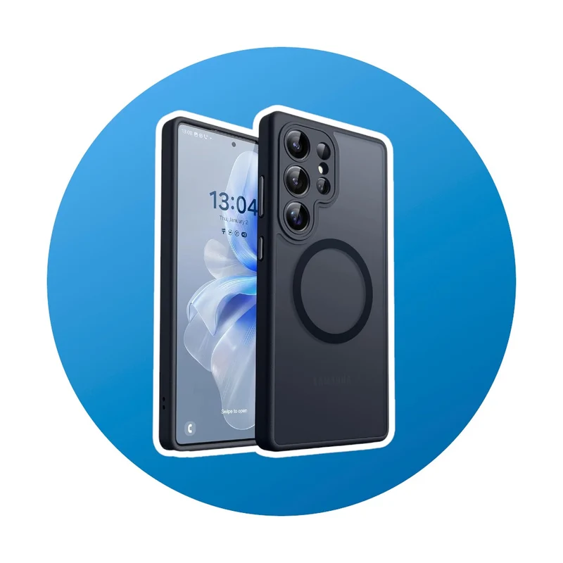 Canshn Samsung S25 Ultra Hülle schwarz