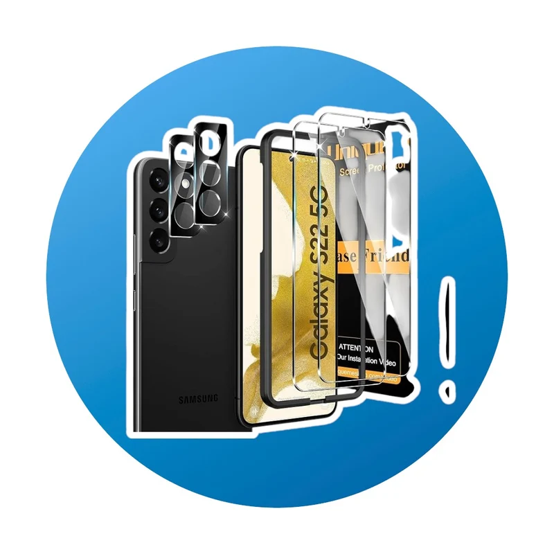 UniqueMe für Samsung S22 Panzerglas 2Stück