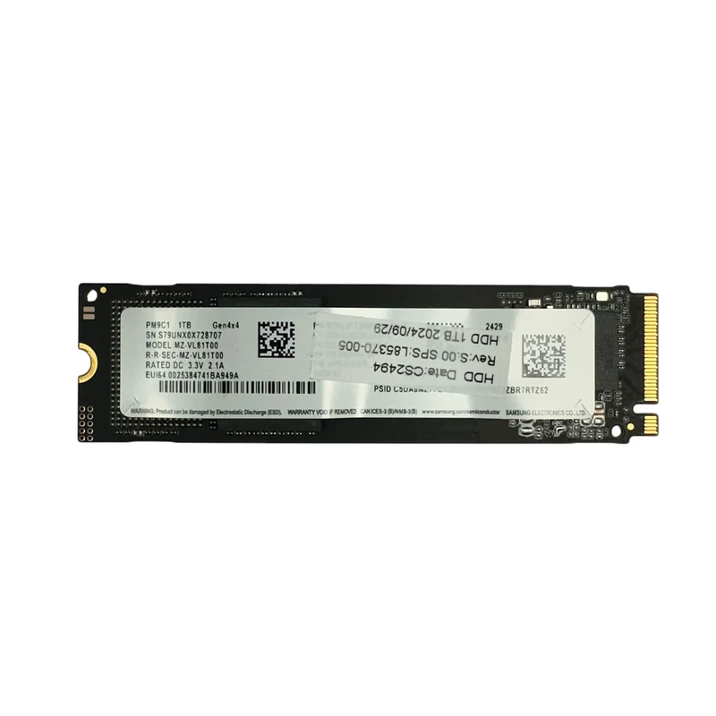 Samsung PM9C1 1000GB/1TB SSD M.2 PCIe NVMe 2280 Laptop PC interne Notebook Festplatte