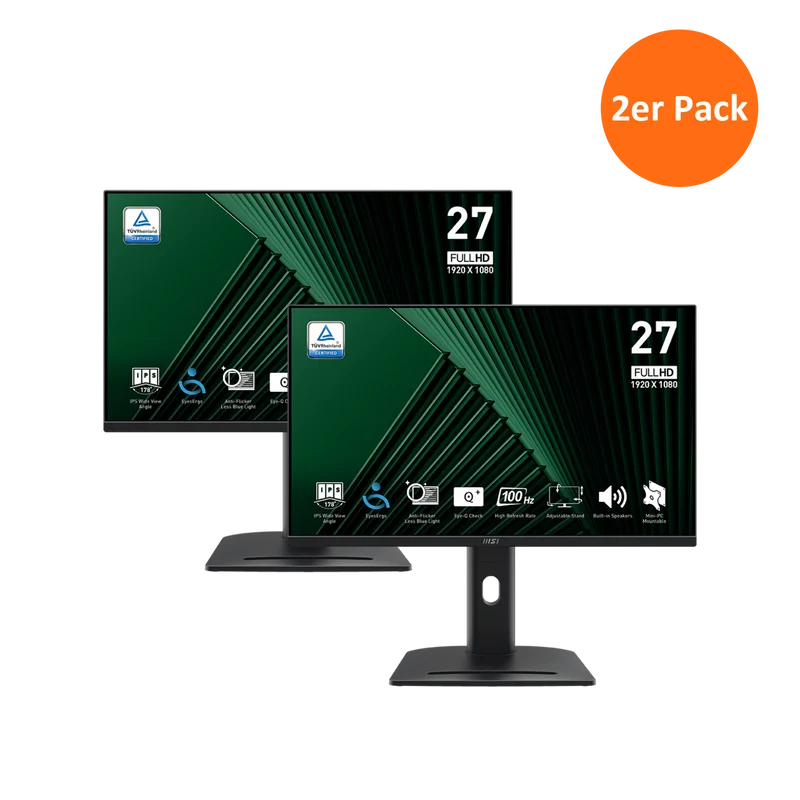 2er Pack - PRO MP275PG | MSI Gaming Monitor