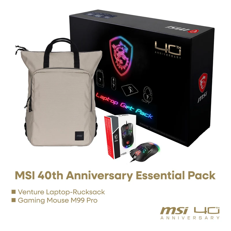 MSI 40th Anniversary Essential Pack