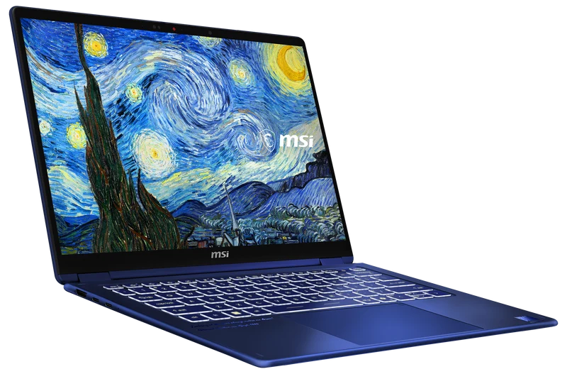MSI Laptop Prestige 14 Flip AI+ The Starry Night