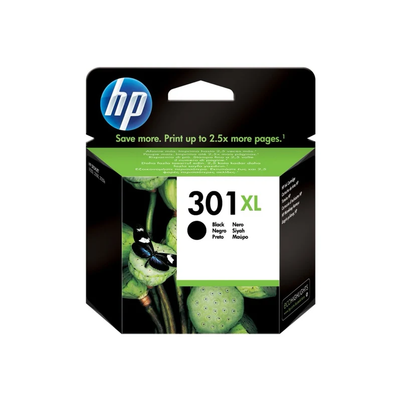 HP 301XL Schwarz Tintenpatrone (CH563EE)