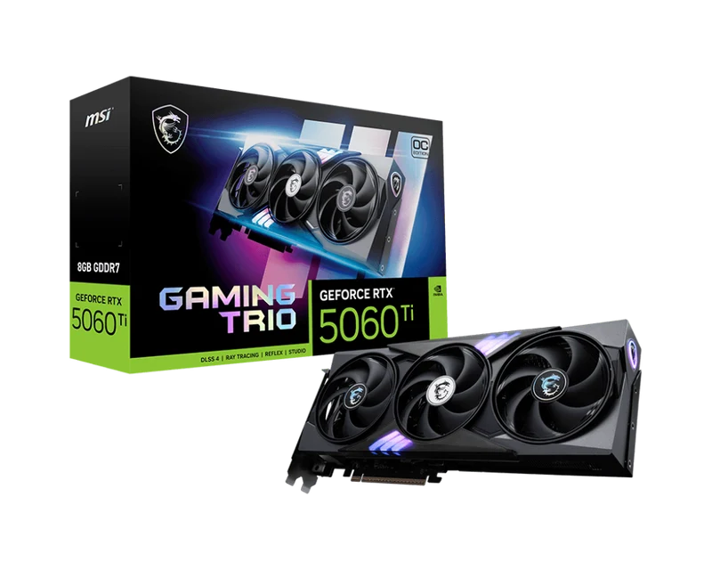 MSI Grafikkarte GeForce RTX 5060 Ti 8G GAMING TRIO ***Versandrückläufer****