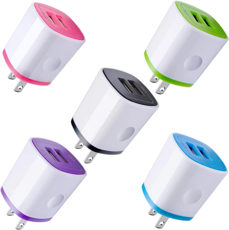 Dual-Port Fast Charger: 2.1A Power for Universal Quick Charging