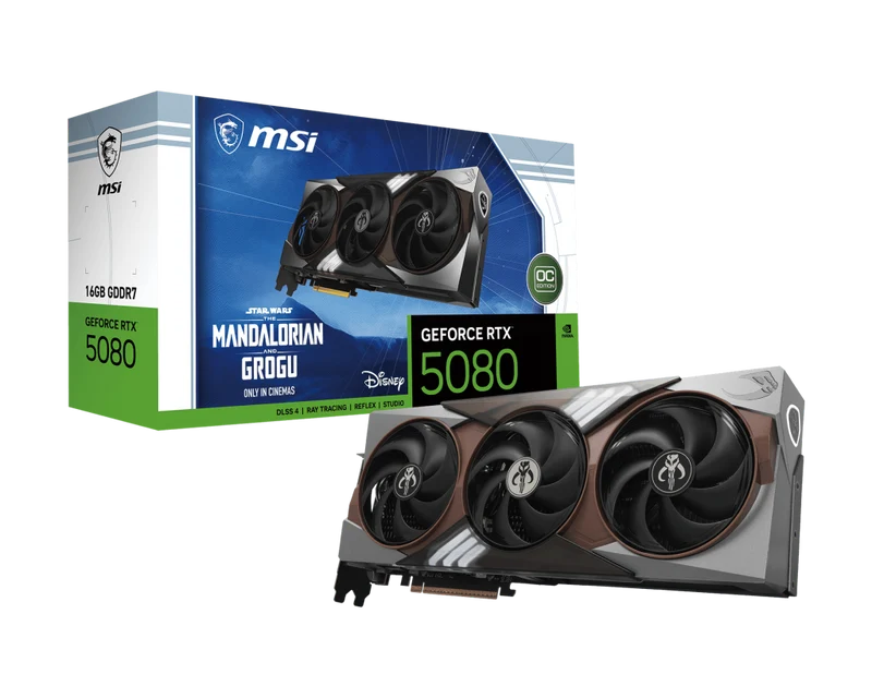 MSI Grafikkarte GeForce RTX 5080 16G The Mandalorian and Grogu Edition OC ***Versandrückläufer***