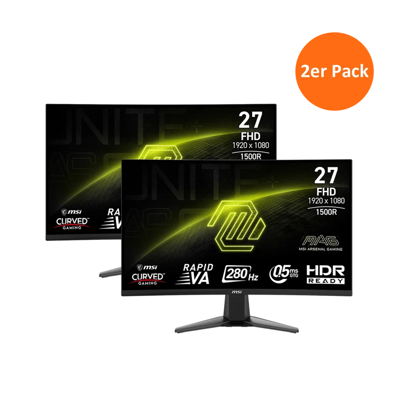 2er Pack - MAG 276CXF | MSI Gaming Monitor