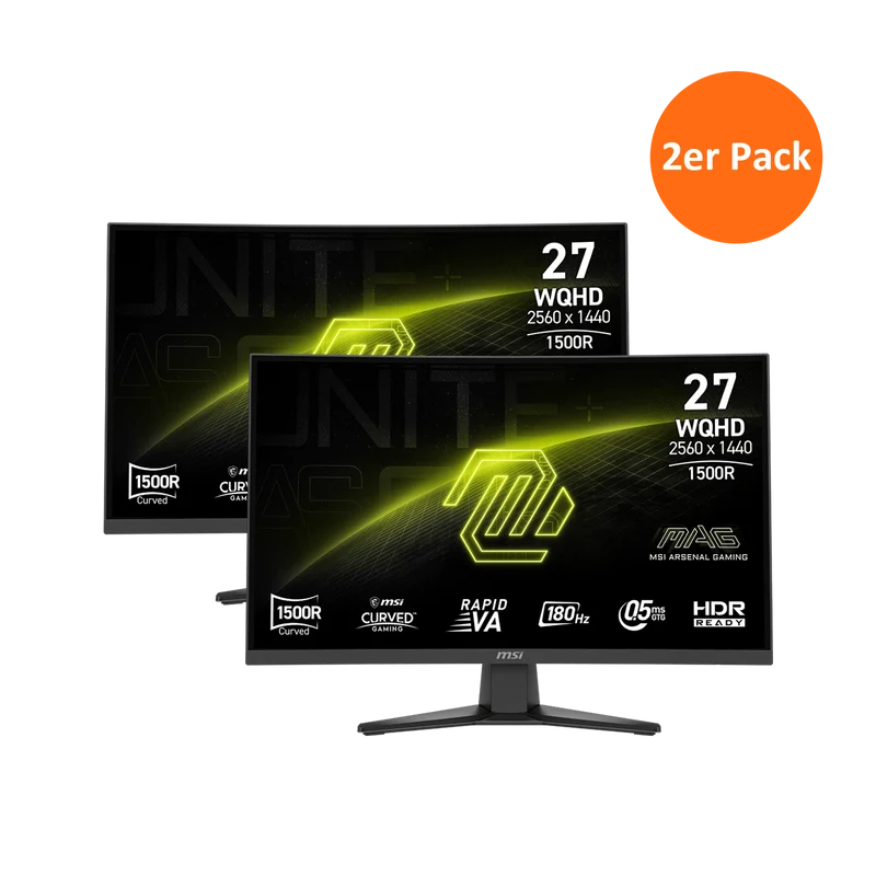 2er Pack - MAG 275CQF E18 | MSI Gaming Monitor