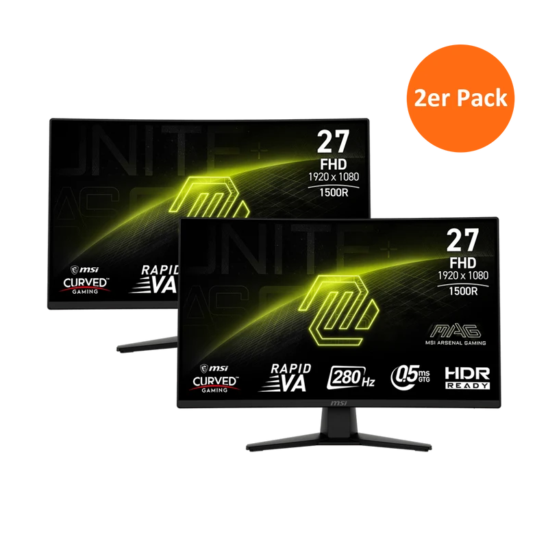 2er Pack - MAG 274CXF | MSI Gaming Monitor
