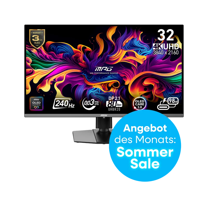 MSI CB MPG 322URX QD-OLED | MSI Gaming Monitor