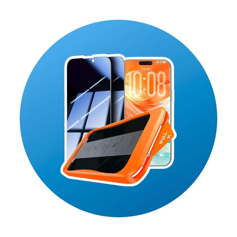 Torras iPhone 14 Pro Panzerglas Sichtschutz 2Stück