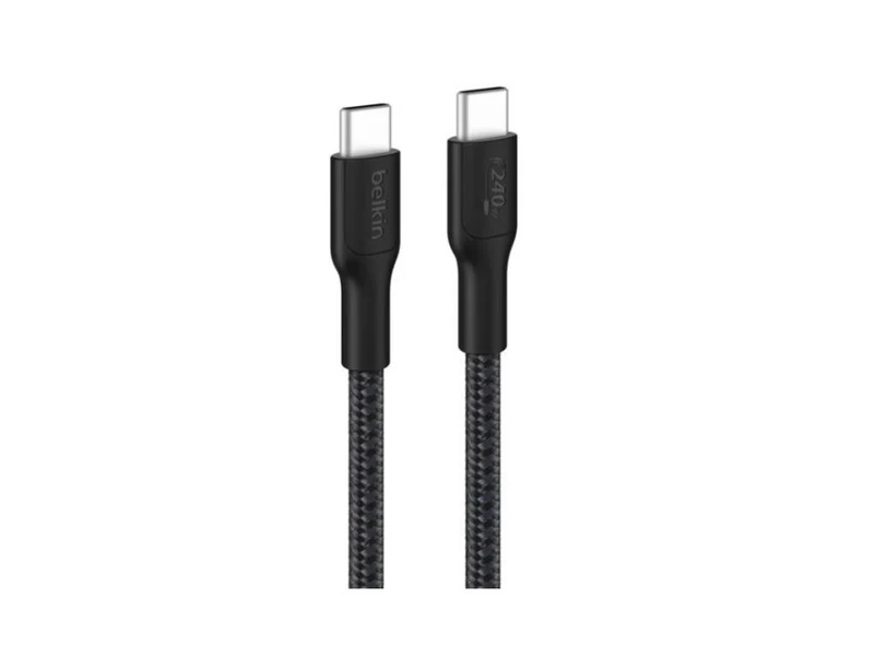 Belkin BoostCharge Pro Braided USB-C to USB-C Cable 3 m (9.8 ft) 240W - Black