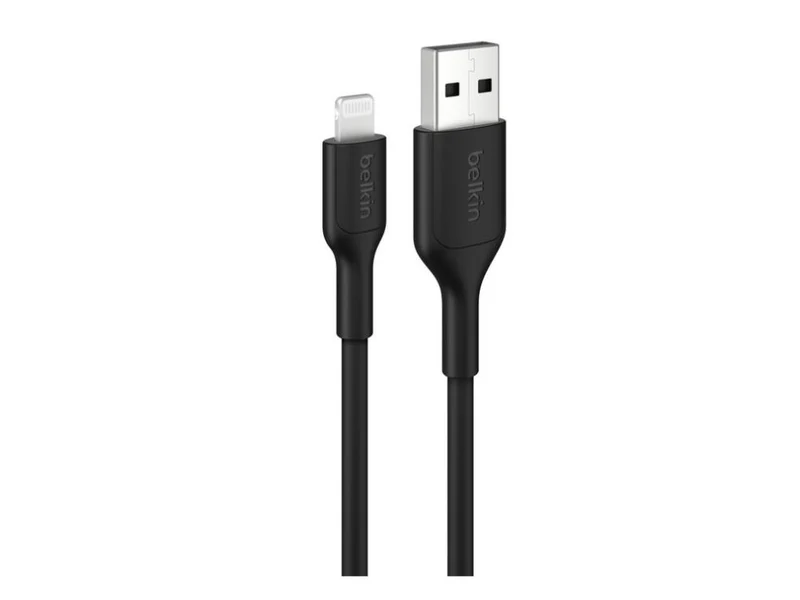 Belkin BoostCharge USB-A to Lightning Cable 1m (3.3 ft) - Black