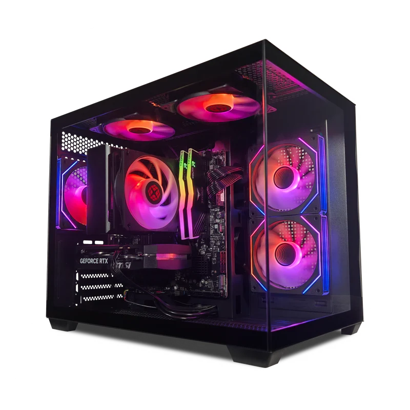 XOTIC PC Prism Advanced Gaming PC, AMD Ryzen 7 5700G 3.8GHz, NVIDIA GeForce RTX 5060, 16GB DDR4, 1TB SSD