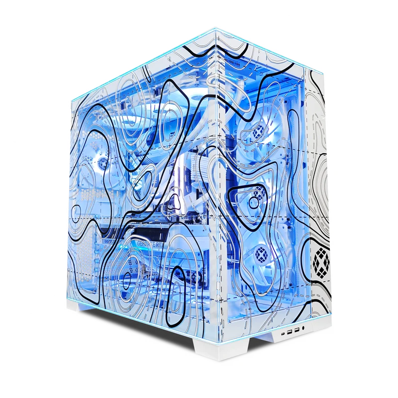 XOTIC PC EVO O11D Topography Light Gaming PC, Intel Core Ultra 7 270K PLUS, NVIDIA GeForce RTX 5070, 32GB DDR5, 2TB SSD