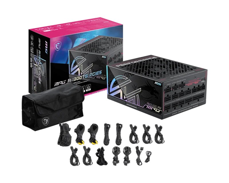 MSI Desktop PC Netzteil MPG Ai1300TS PCIE5