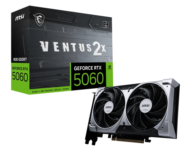 MSI Grafikkarte GeForce RTX 5060 8G VENTUS 2X