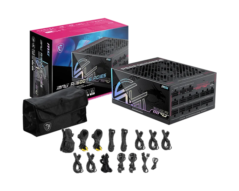 MSI CB Desktop PC Netzteil MPG Ai1600TS PCIE5