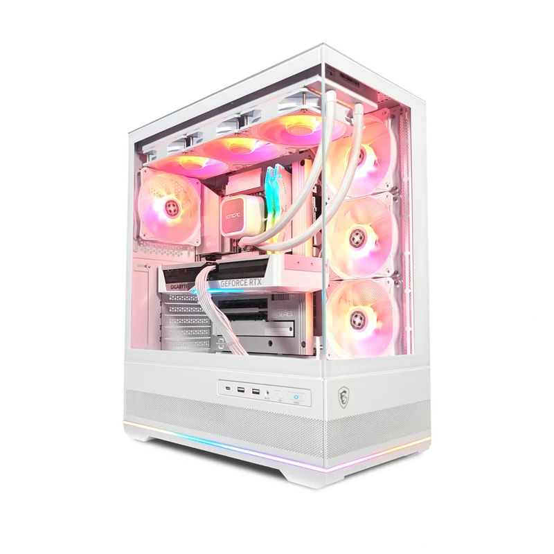 XOTIC PC Project Zero Pano Ghost Extreme Optimized Gaming PC, Intel Core Ultra 7 265K, NVIDIA GeForce RTX 5070, 32GB RAM, 1TB SSD