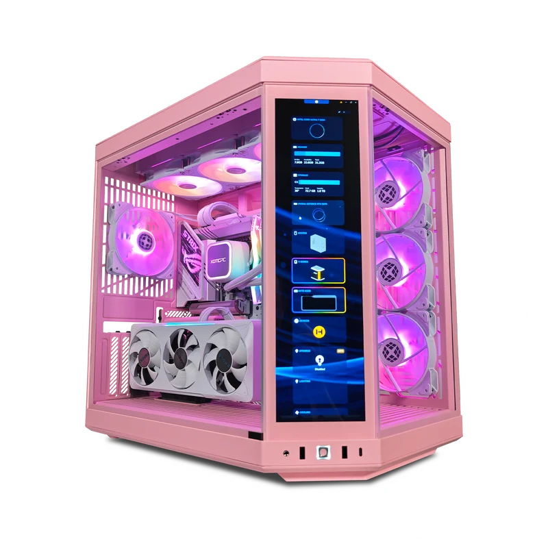 XOTIC PC Y70 Strawberry Milk Gaming PC, NVIDIA GeForce RTX 5070, Core Ultra 7 265K, 32GB DDR5, 2TB SSD