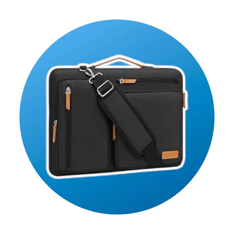 16" Mosiso 360 Notebook-Tasche schwarz