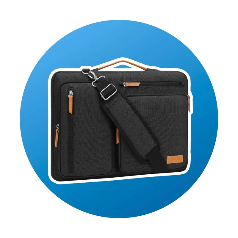 15" Mosiso 360 Notebook-Tasche schwarz