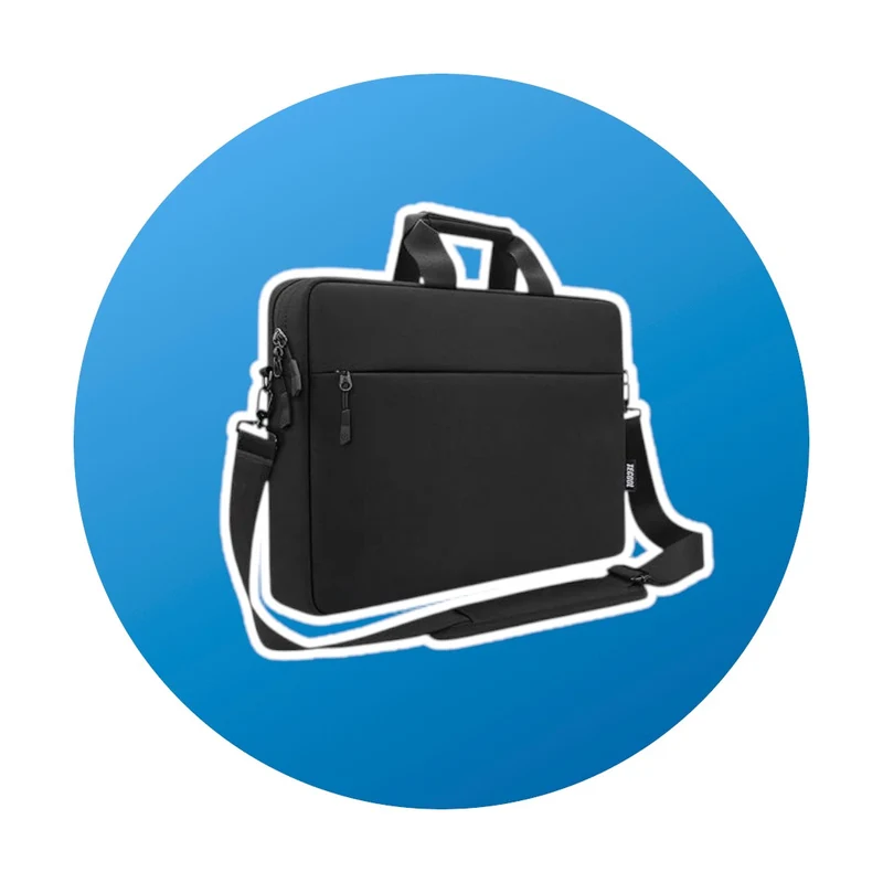Tecool Laptoptasche 15,6 16 Zoll schwarz
