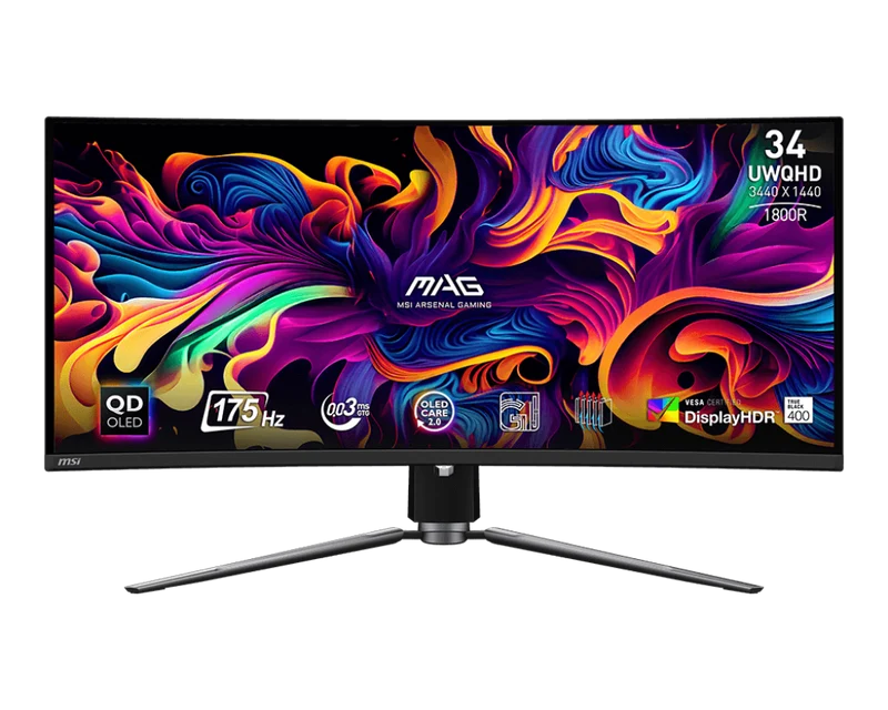 MAG 341CQPDE QD-OLED | MSI Gaming Monitor ****Verpackung leicht beschädigt****