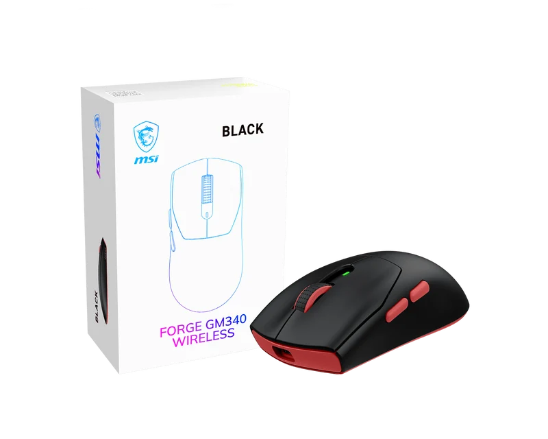 MSI Gaming Maus FORGE GM340 W BLACK