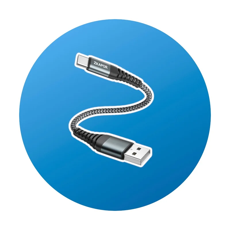 0,5m Zkapor USB-C zu USB-A Kabel