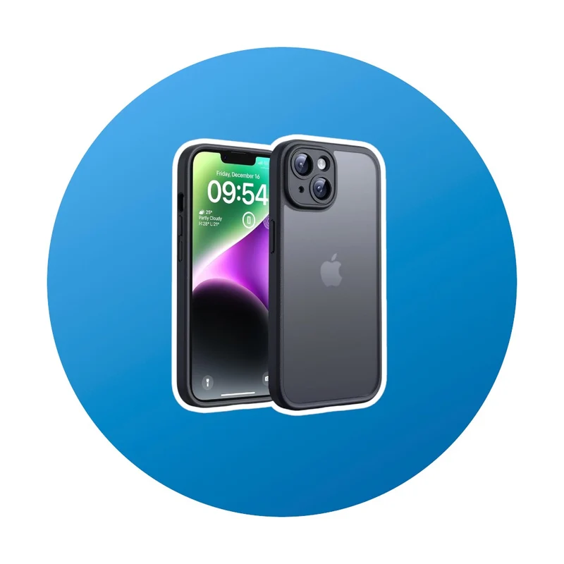 Tocol iPhone 14 Hülle schwarz