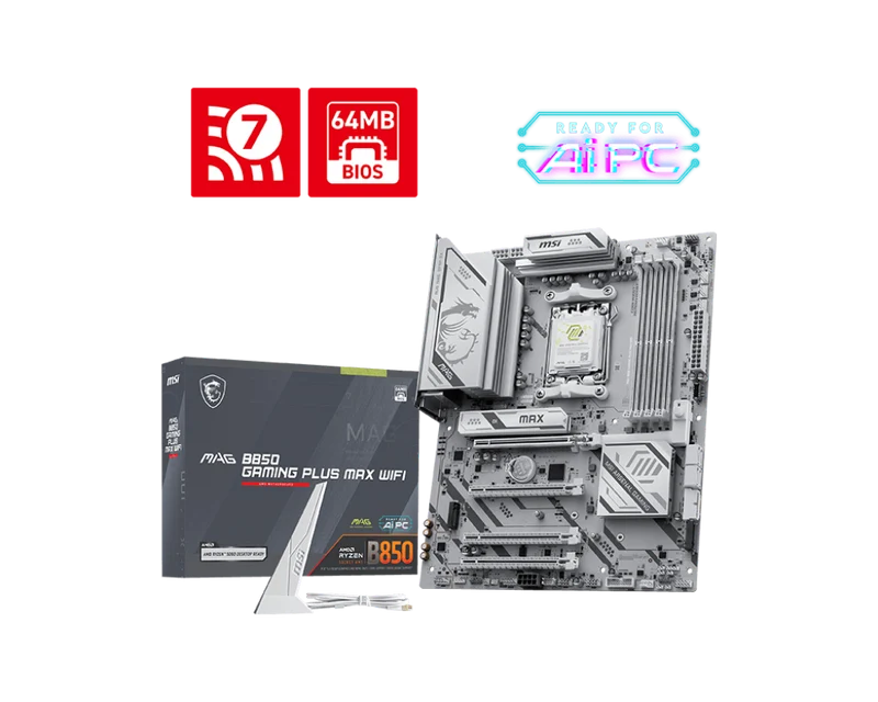 MSI Motherboard MAG B850 GAMING PLUS MAX WIFI