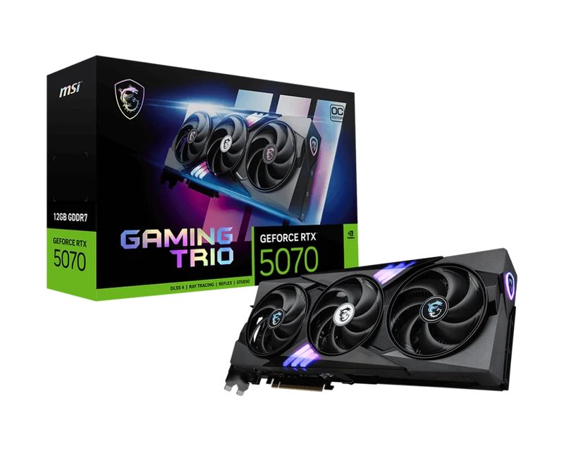MSI Grafikkarte GeForce RTX 5070 12G GAMING TRIO OC