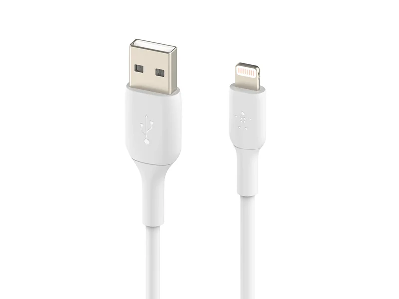Belkin BoostCharge Lightning to USB-A Cable (1m / 3.3ft, White)