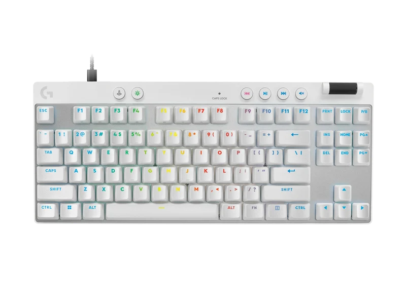 Logitech PRO X TKL RAPID - White - LINEAR - US