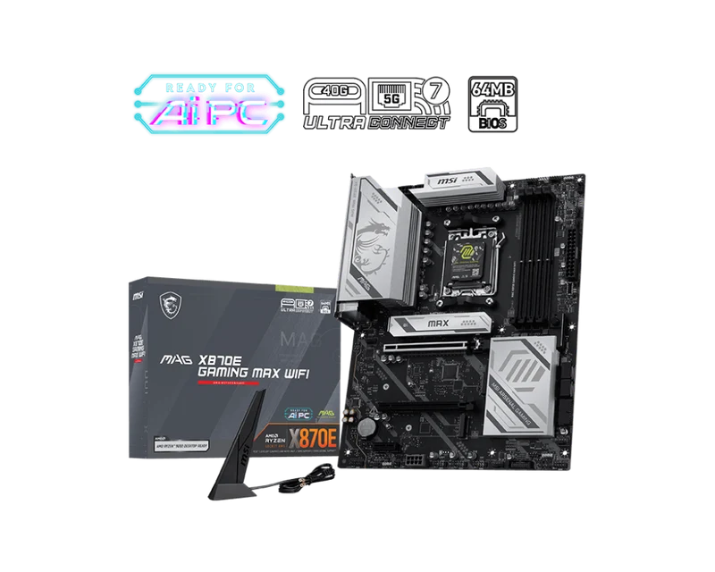 MSI Motherboard MAG X870E GAMING MAX WIFI