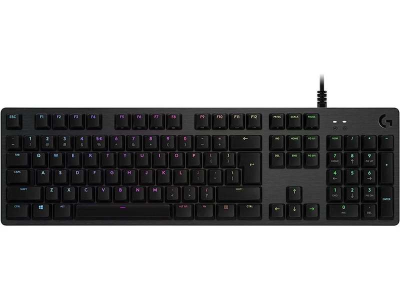 Logitech G512 Carbon RGB Mechanical Gaming Keyboard, GX Blue (Clicky) - Carbon - G512 CLICKY - US