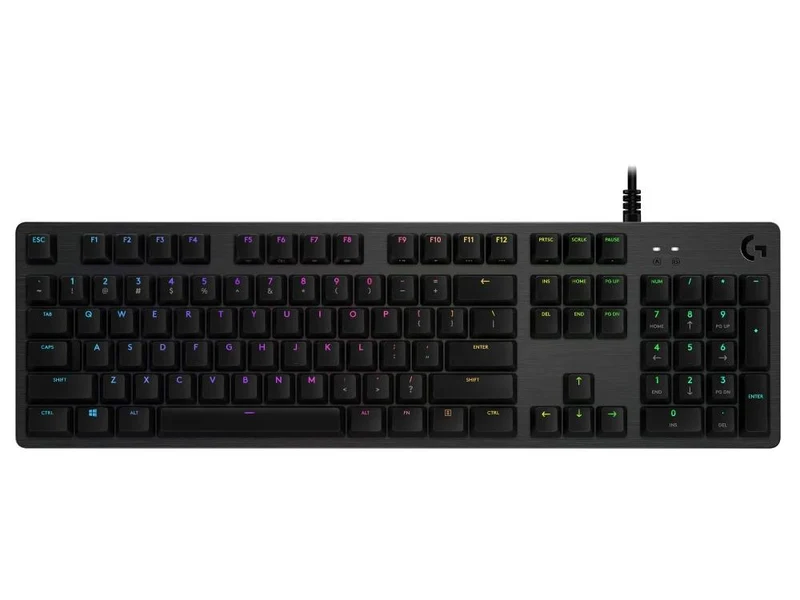 Logitech G512 Carbon Light Sync RGB Mechanical Gaming Keyboard With Gx Brown Switches Tactile