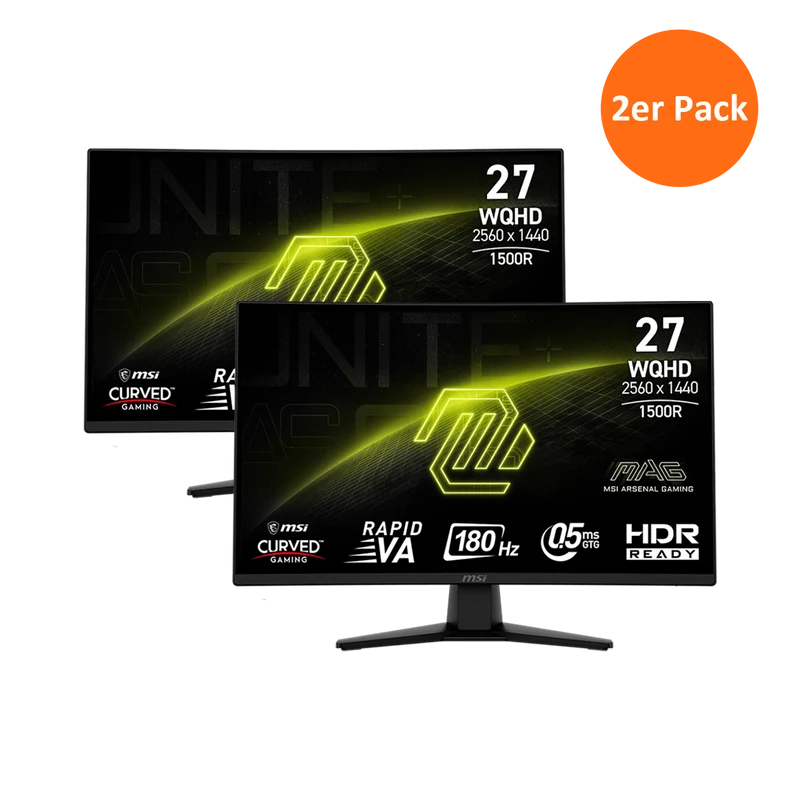2er Pack - MAG 274CQF | MSI Gaming Monitor