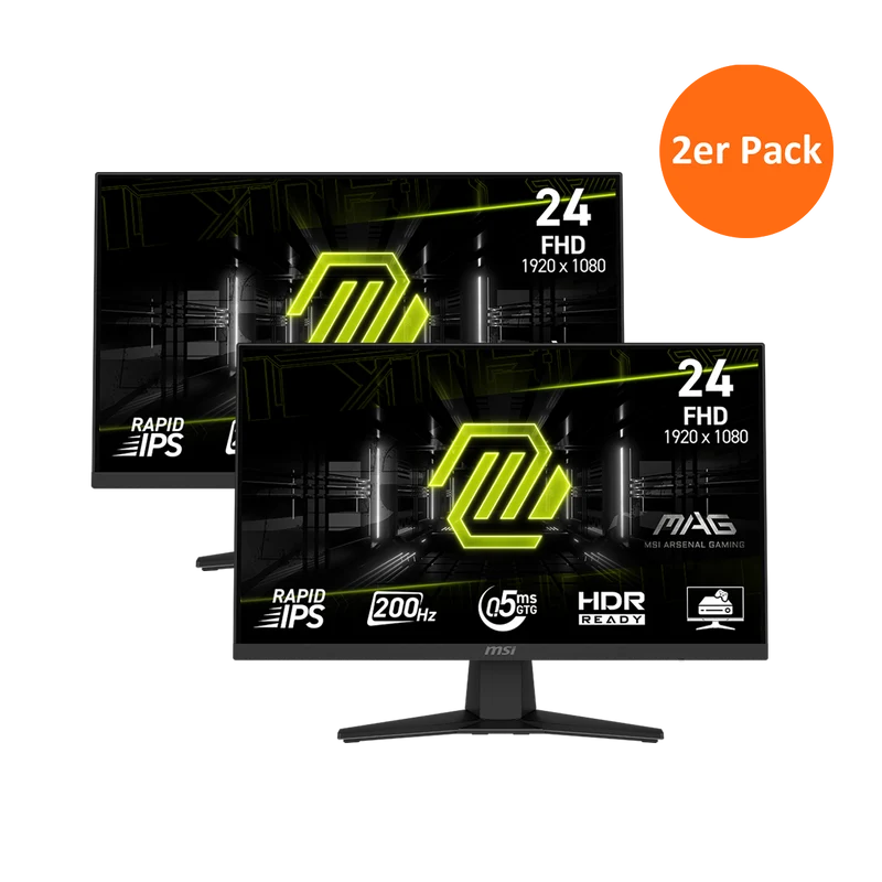 2er Pack - MAG 244F | MSI Gaming Monitor