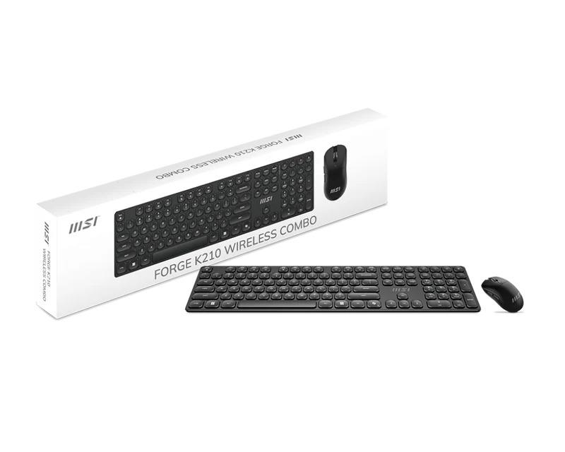MSI Gaming Tastatur/Mouse FORGE K210 WIRELESS COMBO DE